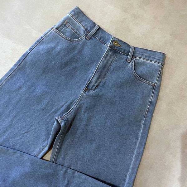 「ありそうでなかった」し「待ち望んでいた」！！【しまむら】「裏起毛」が嬉しい“ワイドデニム”