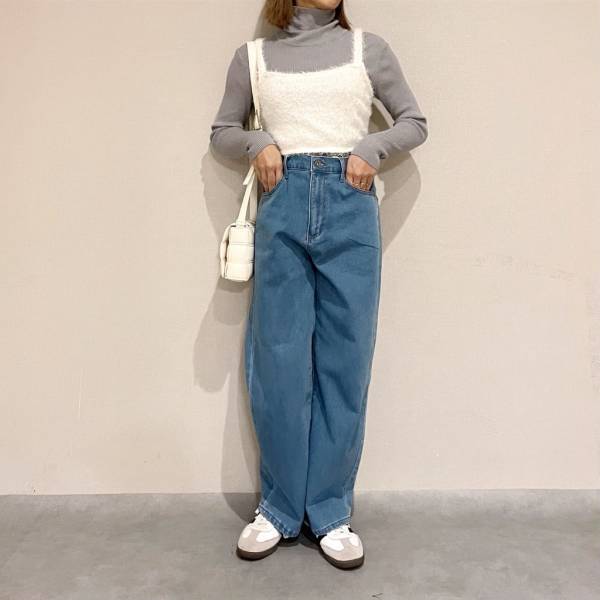 「ありそうでなかった」し「待ち望んでいた」！！【しまむら】「裏起毛」が嬉しい“ワイドデニム”