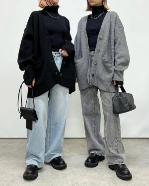 「軽くて暖かいし着心地がいい」って最高じゃーん！【GU】“ゆるっとカーデ”がめちゃ可愛い