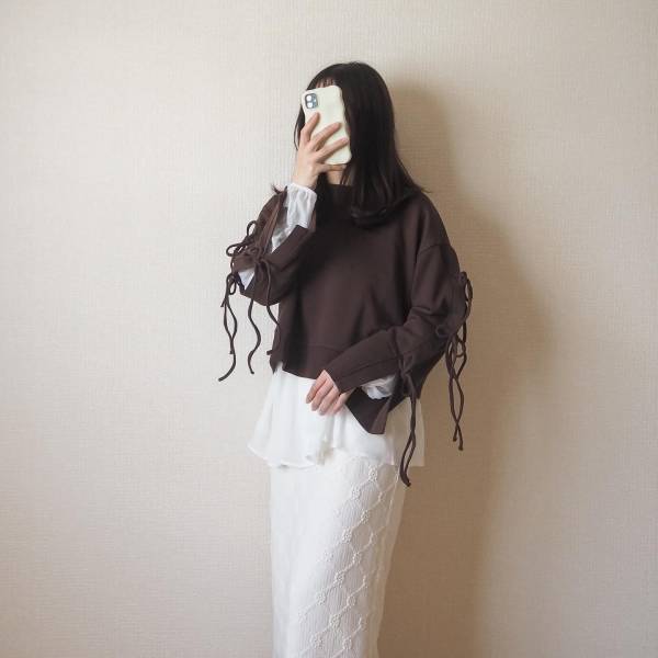 オンラインでは「即売り切れ」？！【しまむら】の”プルオーバー”は「袖リボン」がかわいぃー！！