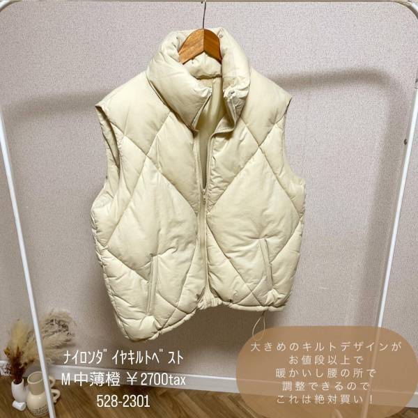 待ってて「すーぐゲットした」「この価格でこのデザイン最強」【しまむら】「即完売しそう」”キルティングアウター”