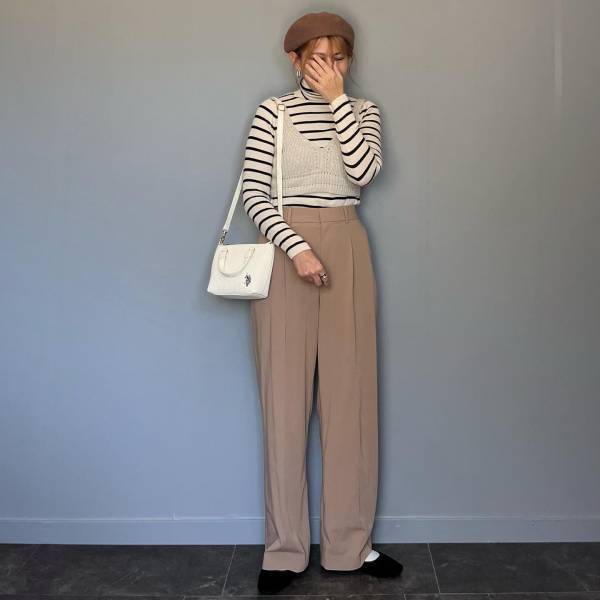 ＜購入報告、続出中ーーッ！！＞【ユニクロ】やっぱボーダーしか勝たん♡「タートルニット」