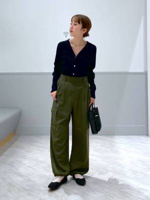 これ買っときゃ安心！！【グローバルワーク】ガンガン洗えて大活躍♡「Vネックカーデ」