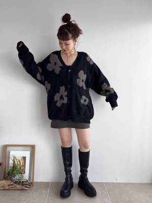 オシャレ女子は素材も注目♡ つい集めたくなる！ 今季イチオシ【シャギーカーディガン】