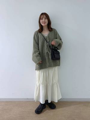 この『ゆるっと感』に夢中！ 秋冬コーデの主役に♡「大きめニット & カーデ」