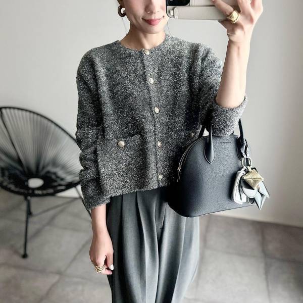 きれいめコーデ好き必見ッ！秋冬は【ラメニット】で上品見え♡