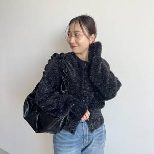 きれいめコーデ好き必見ッ！秋冬は【ラメニット】で上品見え♡