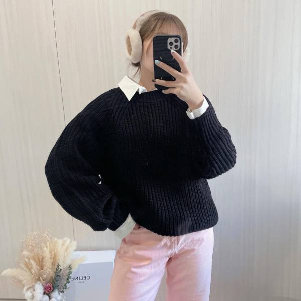 実はこれ、メンズなんです！！【GU】体型カバーできちゃう「ゆるっと」感♡今年も”メンズニット”に注目