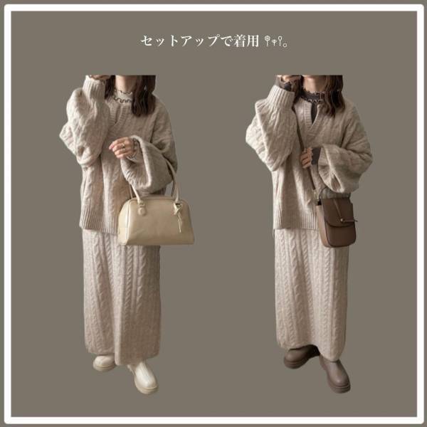 ＜冬に絶対活躍する＞「とーーーーっても可愛くて」♡【しまむら】「着回し万能」“ニットセットアップ”特集