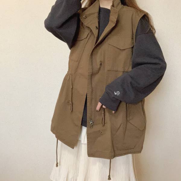 え…「かわいい」♡♡ちょうどいい「丈感」！【ユニクロ】”スヌーピーシャツ”にきゅんです♡