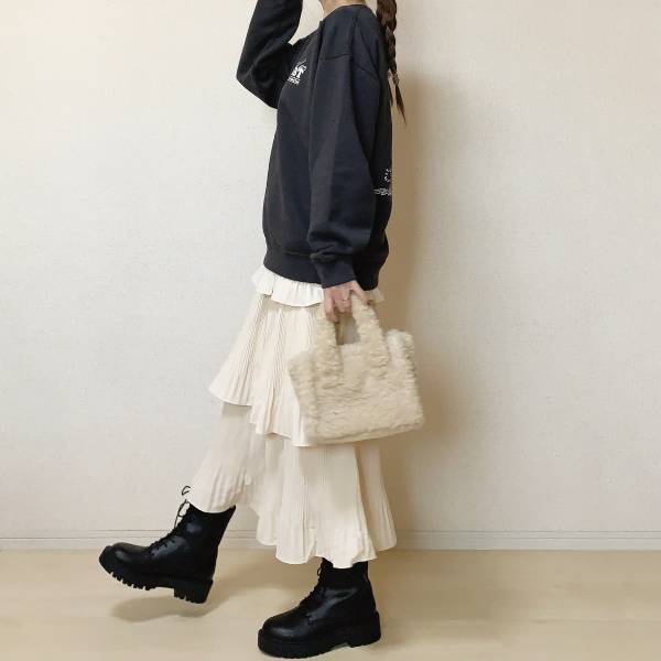 え…「かわいい」♡♡ちょうどいい「丈感」！【ユニクロ】”スヌーピーシャツ”にきゅんです♡