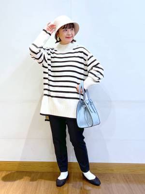 やっぱ”ボーダー”優勝だわ♡【グローバルワーク】完売前に欲しいッ！「おしゃれニット」