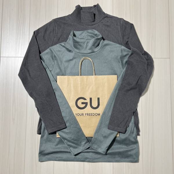 『1490円』で「オシャレと暖かさの両方」GET！！【GU】「冬に欠かせない」“タートルネックT”特集