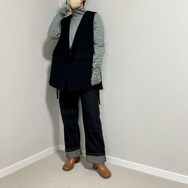 『1490円』で「オシャレと暖かさの両方」GET！！【GU】「冬に欠かせない」“タートルネックT”特集