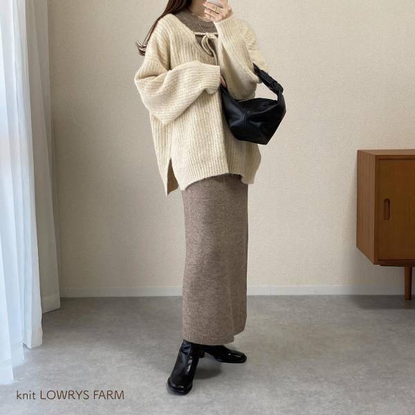 淡色コーデにもピッタリ！【しまむら】コーデの幅が広がる♡「セットニットワンピ」