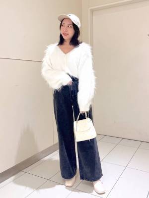 ふわふわ感がたまらん♡【Heather】冬のムード高まる「ガーリーカーディガン」