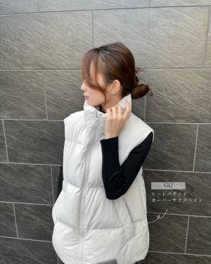 もう…「手放せない」！！【GU】「可愛くアップデート」された”オーバーサイズベスト”が「大活躍なんです」♡