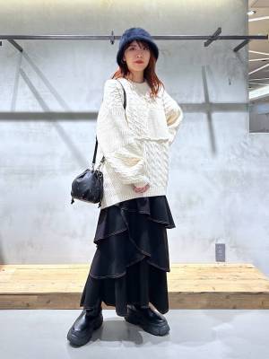 冬は『この色』に限ります（泣）【PAGEBOY】迷ったらコレ！「白ニット」