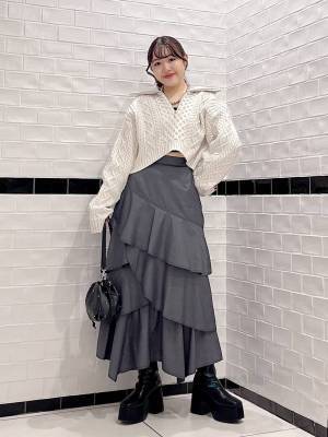 冬は『この色』に限ります（泣）【PAGEBOY】迷ったらコレ！「白ニット」