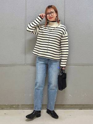 WEB限定だって♡【グローバルワーク】低身長さん必見！ 大人かわいい「ざっくりニット」