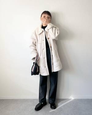 あったかコーデにはこれ！【ユニクロ】防寒ばっちり！「ジャージーパンツ」