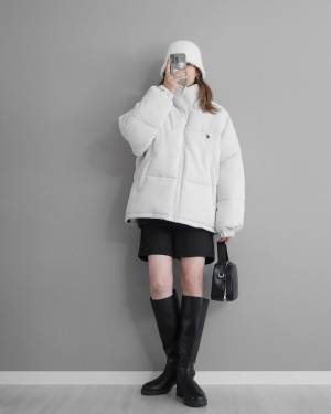 防寒対策もばっちり◎「スタンドカラー」がカジュアルかわいい♡