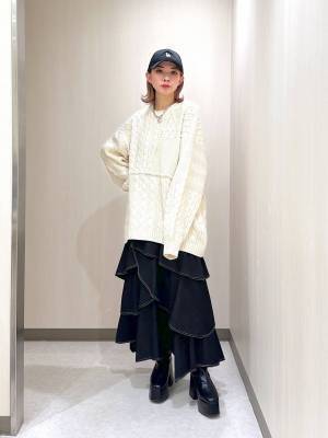 《おしゃれ度すんごぉぉッ♡》【PAGEBOY】斬新デザインが目を惹く！「ロングスカート」