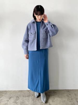 冬の女子会コーデはコレ♡ どこから見ても可愛い【ベロアワンピ】