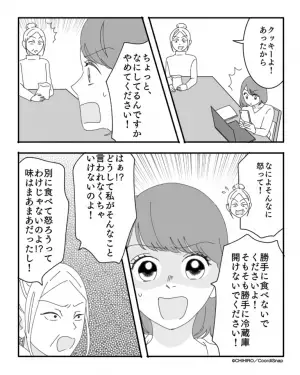 ＜娘を傷つけたクッキー＞義母が『家の冷蔵庫』を漁った！？そこで取り出した”数枚のクッキー”で娘が激怒…！