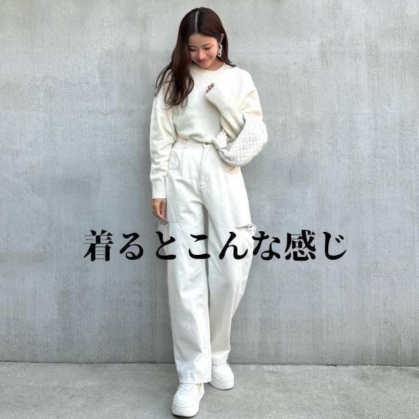 「どタイプのニット発見」「お気に入りすぎ」【ユニクロ】“定番ニット”がやっぱり可愛い