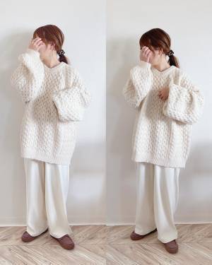 【しまむら】下半身のラインを拾わずゆったりな”ラフボトムス”を「イロチ買いしました」