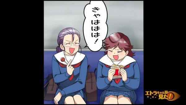 電車の『優先席で騒ぐ』女子高生。夫を見て…「何あのオジサン（笑）」→この直後、妻が”笑顔で放った一言”に女子高生赤っ恥！？