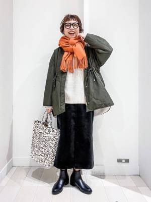 着こなしの鮮度UP！！【グローバルワーク】きれいめにもカジュアルにも♡「Iラインスカート」