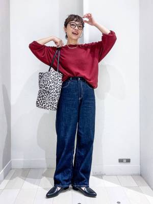 全身真似させてぇーッ！！【グローバルワーク】暗くなりがちな冬こそ！「差し色コーデ」