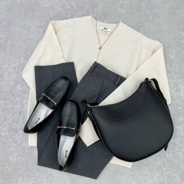 一周回って『黒』でしょ！！【ユニクロ】高見え力、バッチリ♡「黒バッグ」