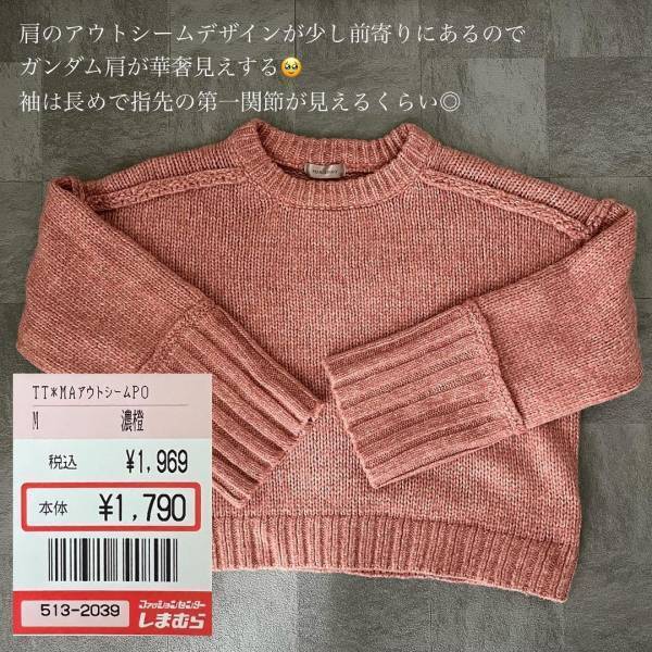 「可愛すぎて2色買い」「お値段以上」の声ッ！！【しまむら】「今季大人気」“華奢見えニット”紹介