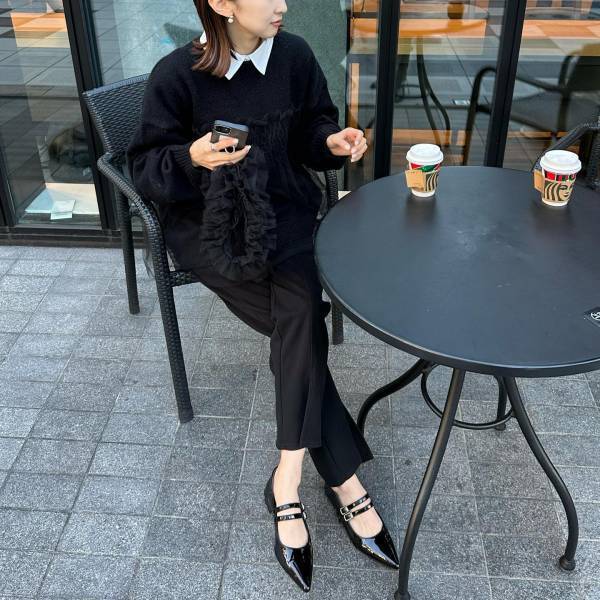 もう「6〜7本持ってる」！！「シルエット綺麗♡」【ユニクロ】『愛用している』“ブラックボトムス”着回しコーデ