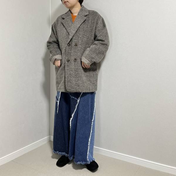 「古着好き」にオススメしたいっ！【アベイル】「ヘリンボーン柄が高見え」する”アウター”が「レトロ」かわいい♡