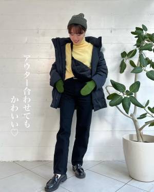 「コレは欲しい」【ユニクロ】とにかく『細見え×着回し』したい人はチェック！”タートルコーデ”6選