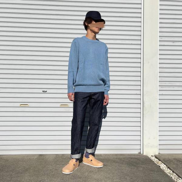 可愛すぎるでしょー！「チクチク感が少ない」って嬉しい！【GU】”くすみブルーニット”が「コーデしやすい♡」