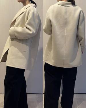 カジュアルからエレガントまで◎【ユニクロ】「今っぽシルエット」の”ダブルフェイスショートコート”特集