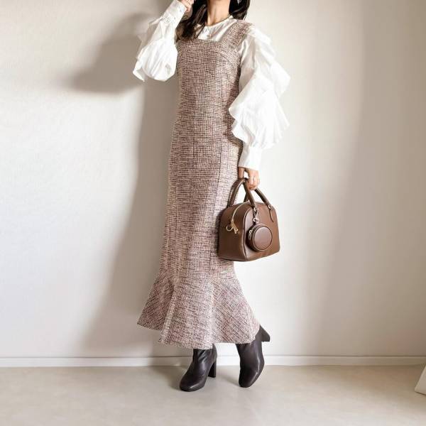 今季は“甘めアイテム”を一点投入♡ 真似したい！【ガーリースタイル】