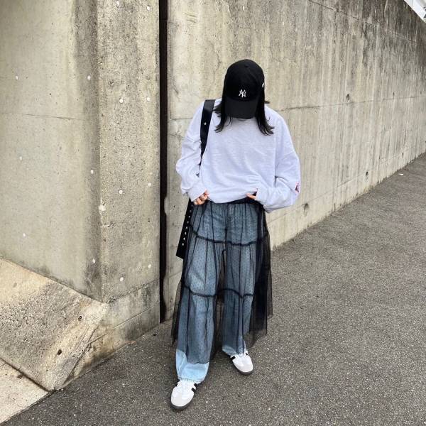 いつものコーデにプラス！【チュールレイヤード】で圧倒的おしゃれ♡