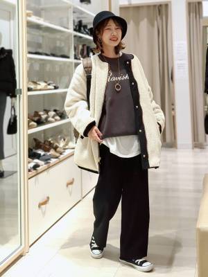 こりゃスタメン確定！！【グローバルワーク】リバーシブルが可愛い♡「冬ブルゾン」