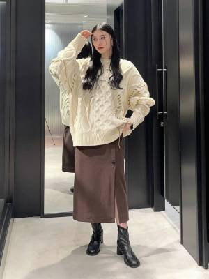 このワンポイントでこなれ感♡ オシャレ女子が取り入れてる【ステッチニット】って？