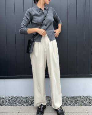 アウターを選ばず着れる♡【ユニクロ】今っぽ「シンプルコーデ」って？