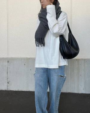 こりゃ買うしかないでしょ♡【ユニクロ】圧倒的に高見え！「おすすめマフラー」