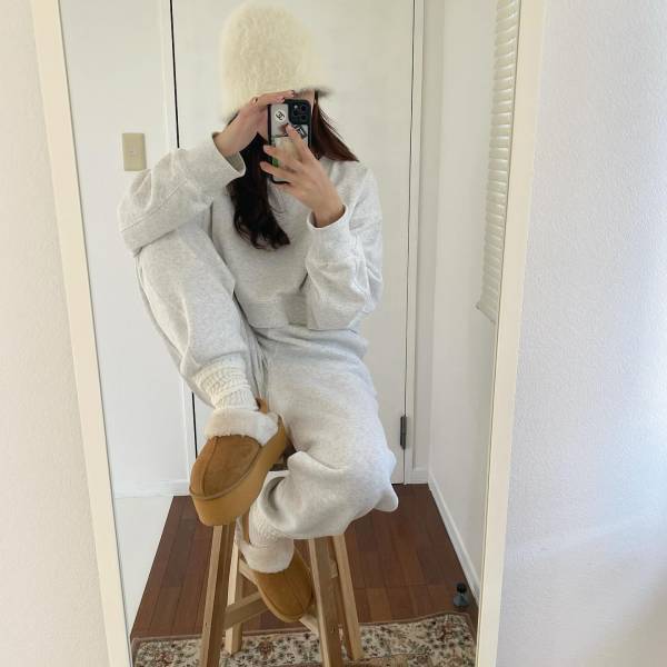 ほどよくラフ♡【GU】合わせ方たくさん！「万能スウェットコーデ」