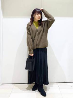 アウターを脱いでも可愛い！【グローバルワーク】体温調節にピッタリな「カーディガン特集」