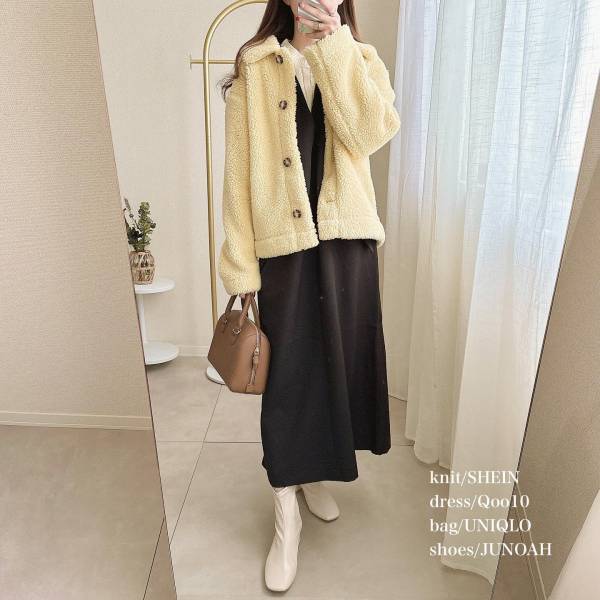 まさかの値下げ！？【ユニクロ】モコモコ襟が可愛い♡「ボアフリースジャケット」